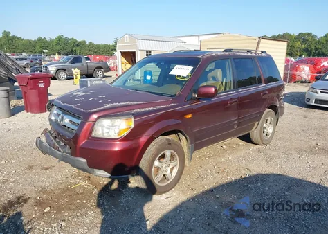 2008 Honda Pilot Ex-L z USA, uszkodzony, nr VIN 5FNYF28638B015255